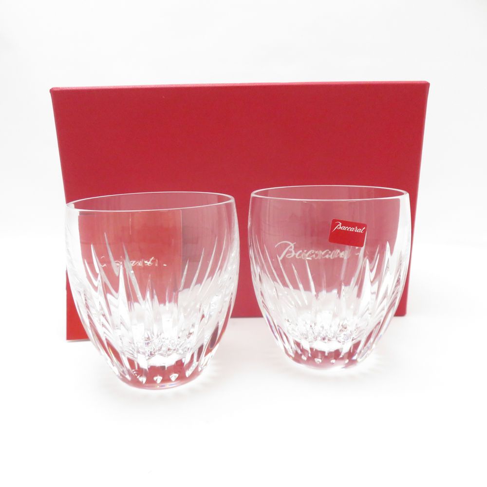 Baccarat バカラ マッセナ タンブラー ペア ロックグラス SN432J1