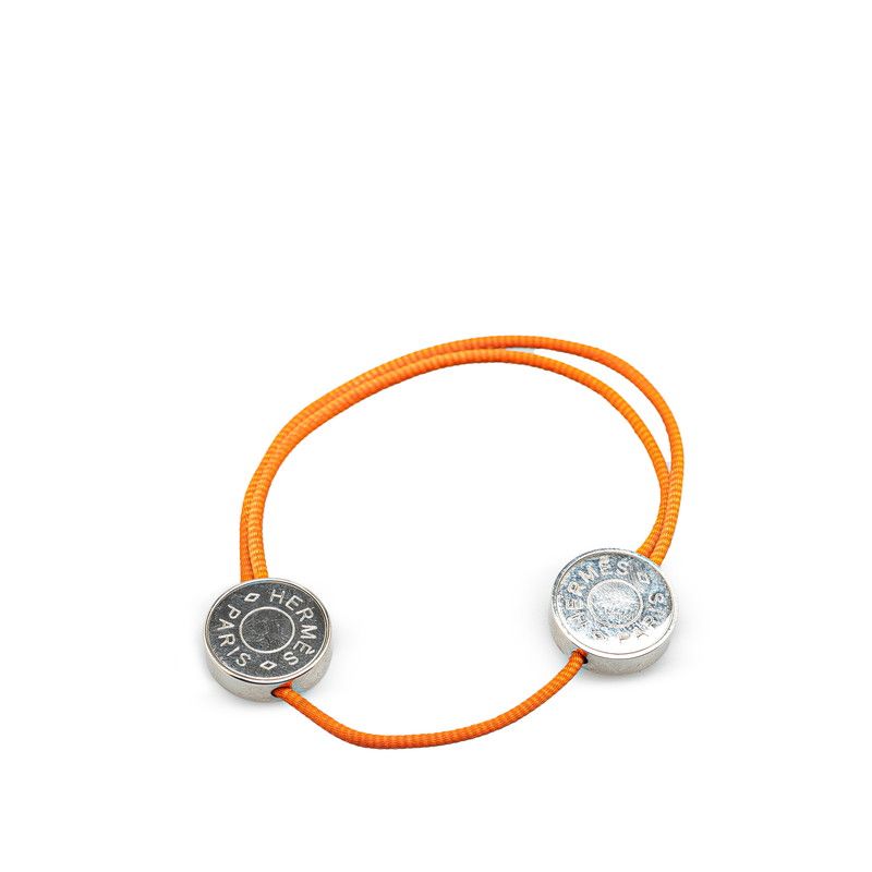 エルメス セリエ コード シルバー オレンジ メタル レディース HERMES【1-0206207】