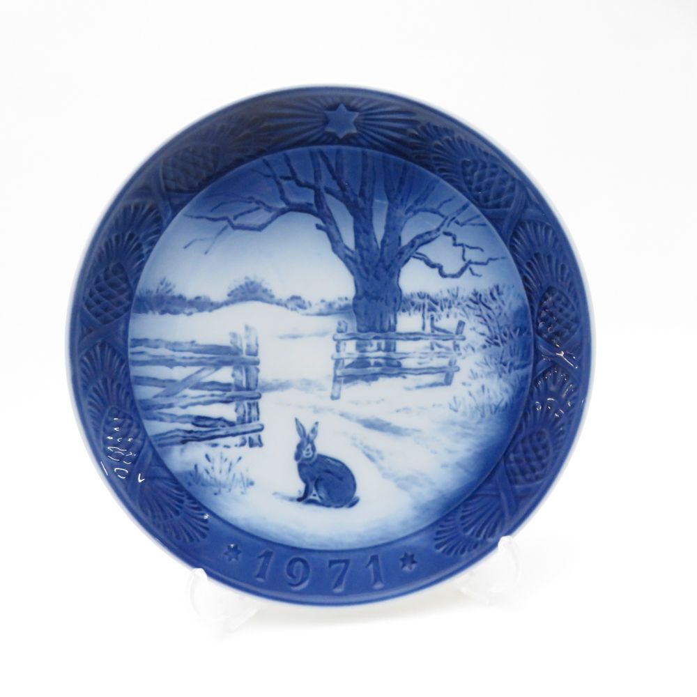美品 ROYAL COPENHAGEN ロイヤルコペンハーゲン 1971年 冬の野うさぎ