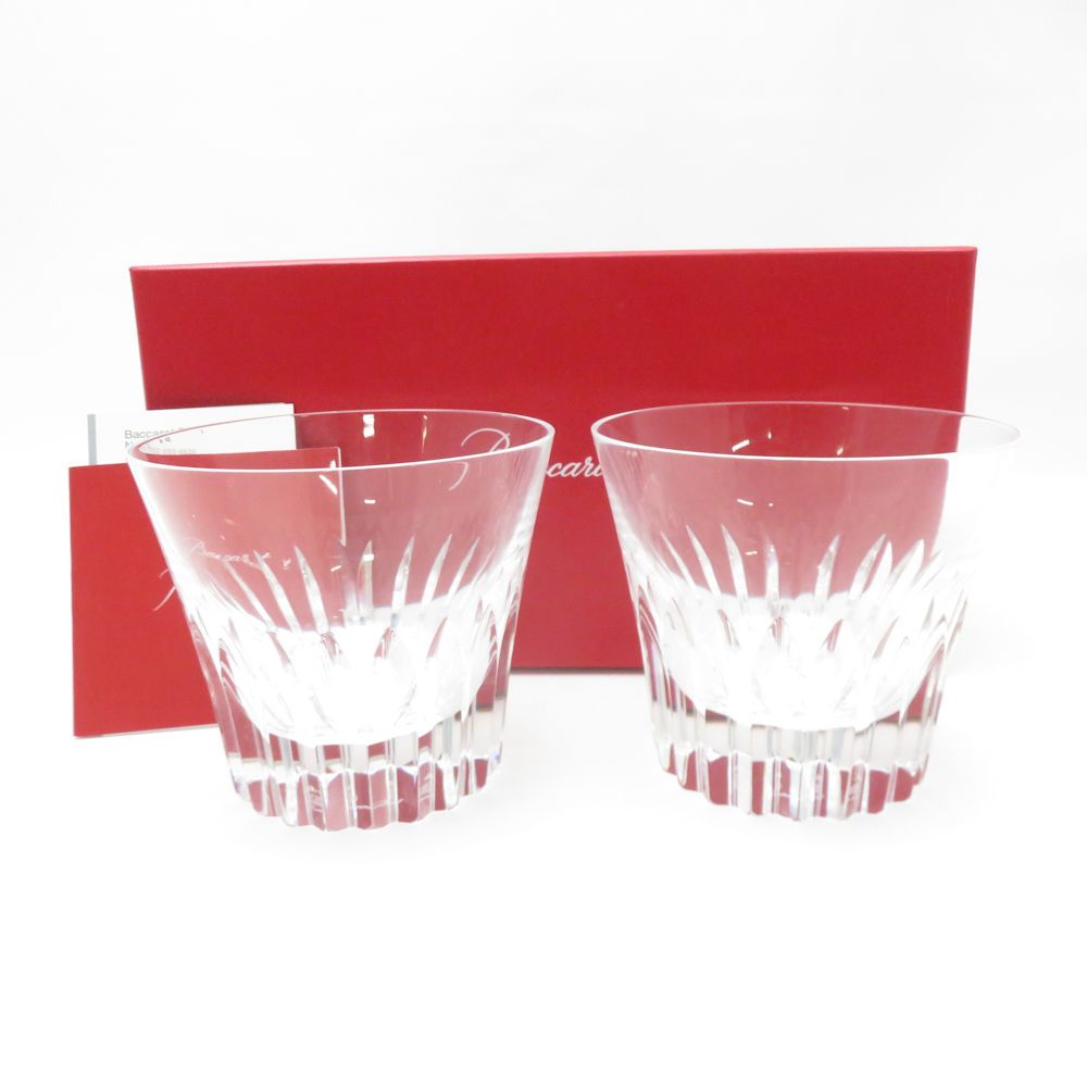 Baccarat バカラ クリスタ タンブラー 2点 クリスタル ペア ロックグラス ファッション SU13277U2