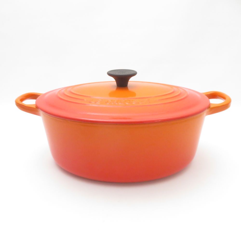Le Creuset ルクルーゼ シグニチャー ココットオーバル 両手鍋 25cm SU13276E1