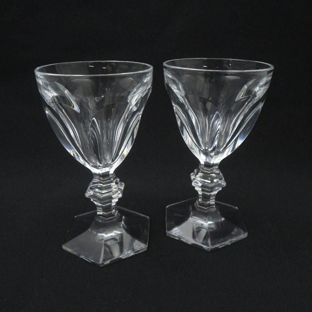 Baccarat バカラ アルクール ワイングラス 2客 クリスタル ペア クリア H12 ゴブレット SU13262F2