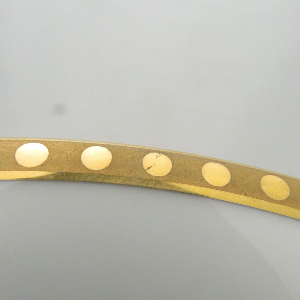 美品 TIFFANY＆Co. ティファニー ゴールドバンド 中皿 4枚 18cm