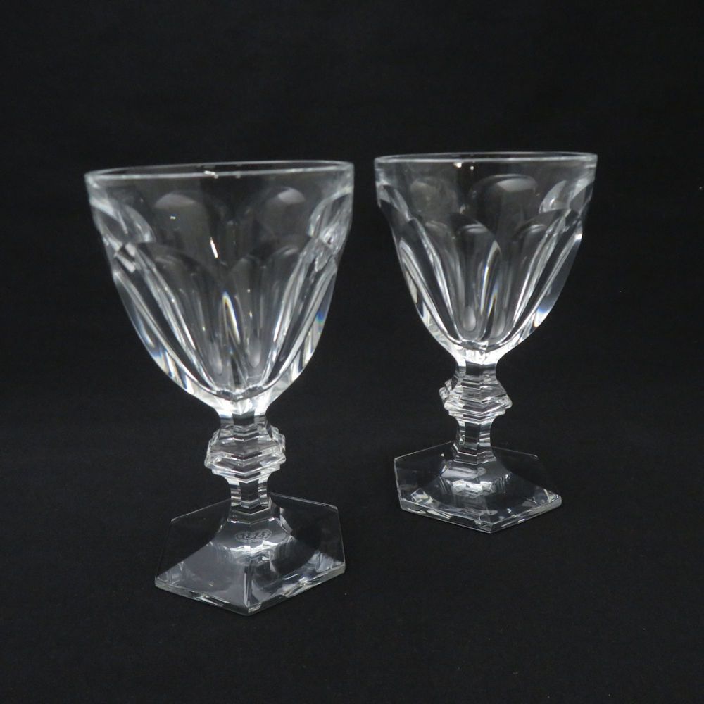 Baccarat バカラ アルクール ワイングラス 2客 クリスタル ペア XL エクストララージ H15 ゴブレット SU13264F2