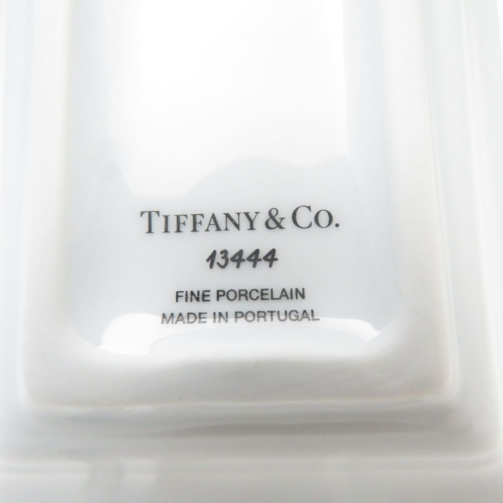 TIFFANY＆Co. ティファニー 注文 メタリック ヴィドポシェ&ロゴ 小皿 2