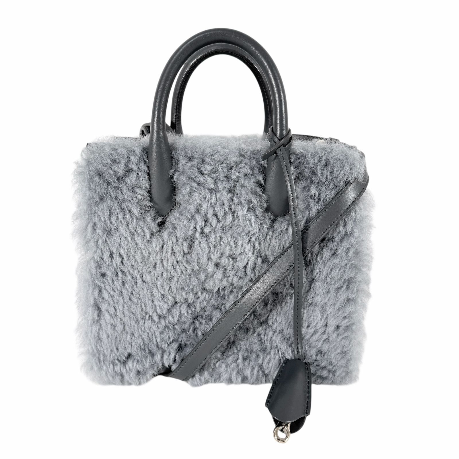 □極美品□バレンシアガ□ハンドバッグ□トートバッグ□2WAY□ファー 