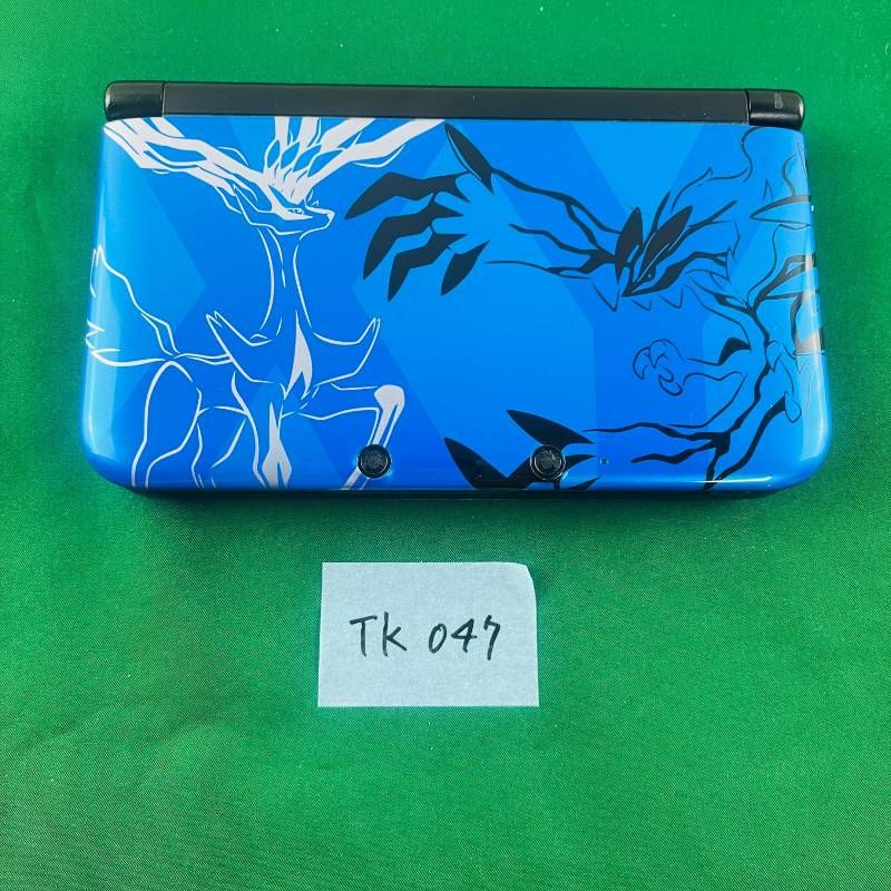 TK047 モデル Nintendo 3DSLL ポケットモンスター Xパック ゼルネアスイベルタル ブルー 本体 コード付き 任天堂 ニンテンドー DS 3DS ポケモン ポケットモンスター コラボ商品 オリジナルデザイン