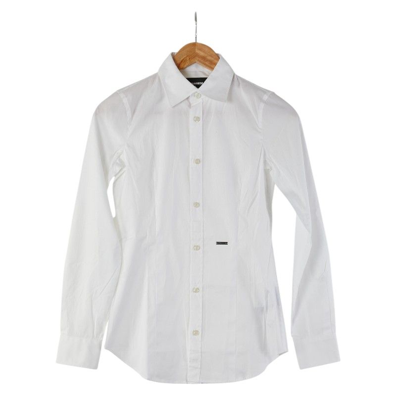 ディースクエアード シャツ サイズ 36 ホワイト コットン レディース DSQUARED2 1-0206818