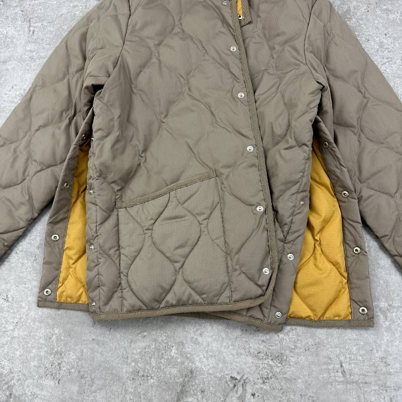 美品】TAION キルティング U NECK BUTTON JACKETS 美品】TAION 