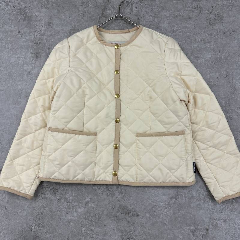 Traditional Weatherwear トラディショナルウェザーウェア レディース キルティングジャケット IVORY アイボリー 34