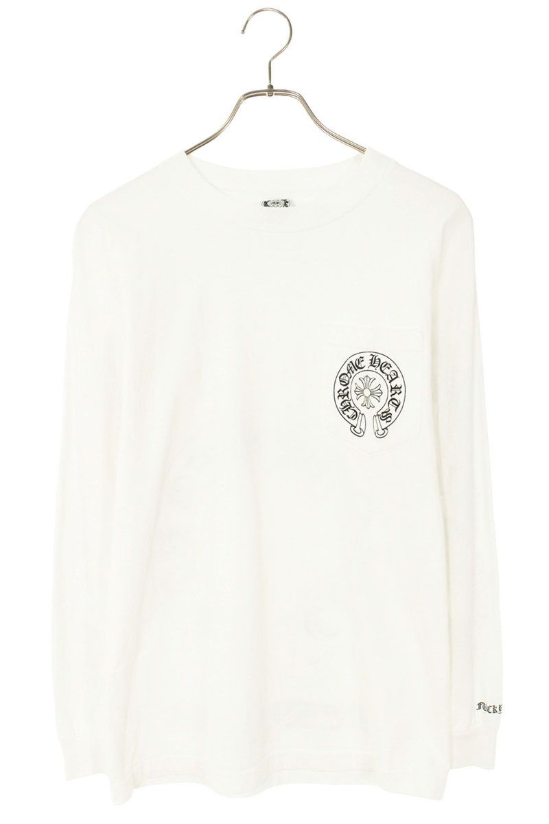 クロムハーツ CH L S LTD ニューヨーク バックホースシュー 長袖カットソー メンズ S