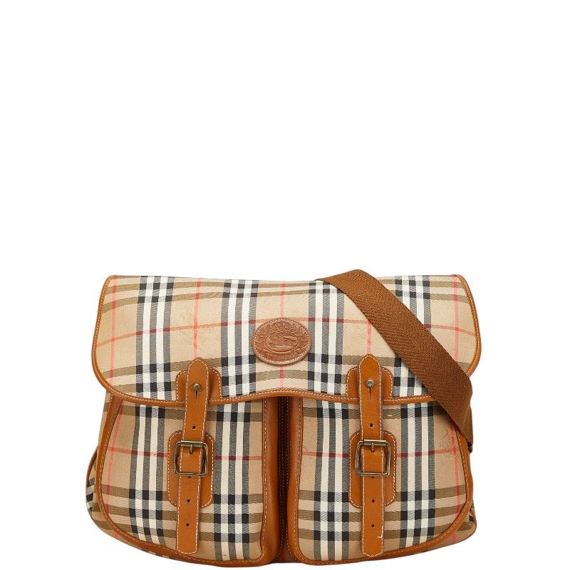 BURBERRYS シャドーホース ノバチェック ショルダーバッグ BK BURBERRY（バーバリー） ノバチェック ショルダーバッグ ベージュ