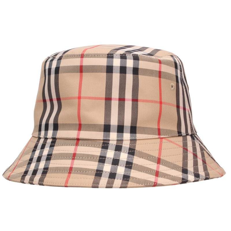 バーバリー 8026927 ノバチェックバケットハット メンズ L