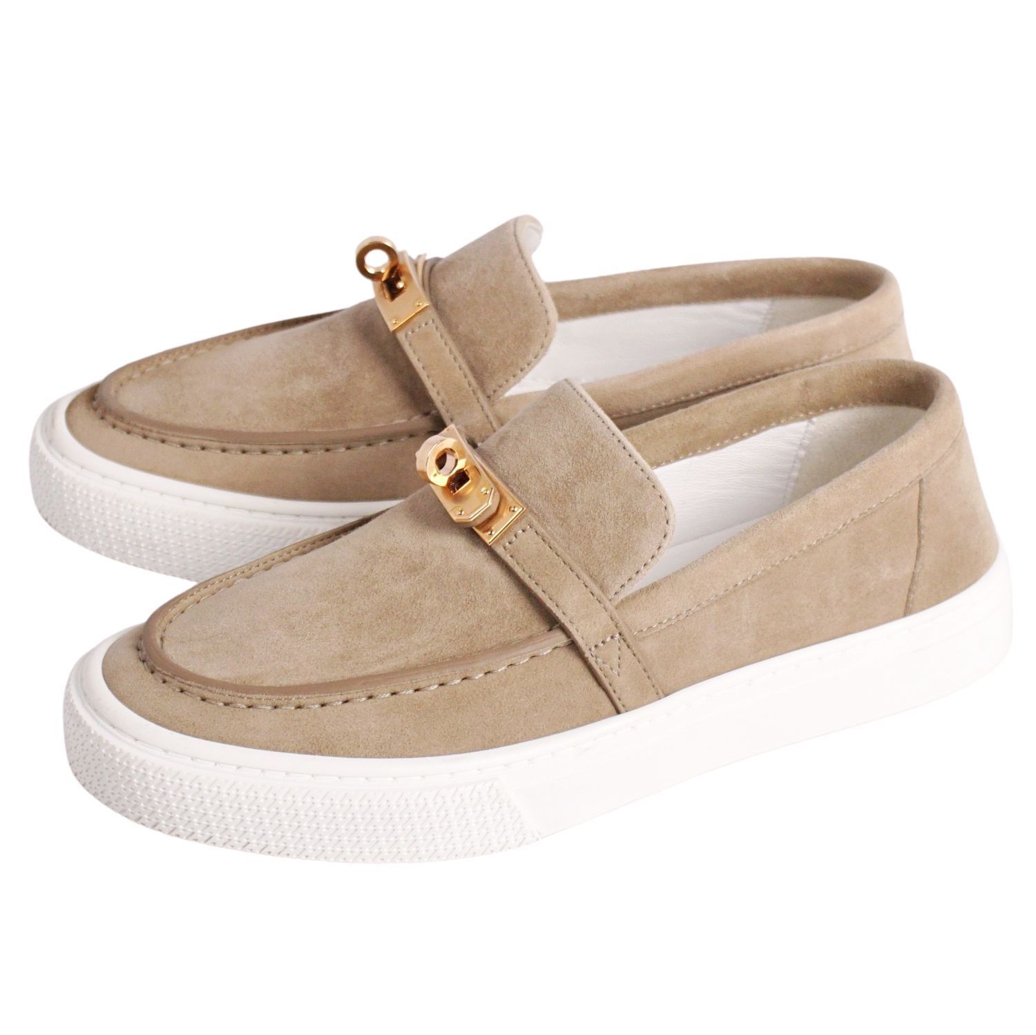 エルメス HERMES スニーカー 2025 スリッポン ゲーム ケリー金