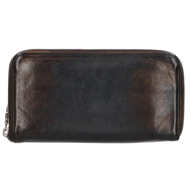  クロムハーツ REC F ZIP 3クロスラウンドジップカモフラ柄レザーウォレット財布 メンズ その他 小物