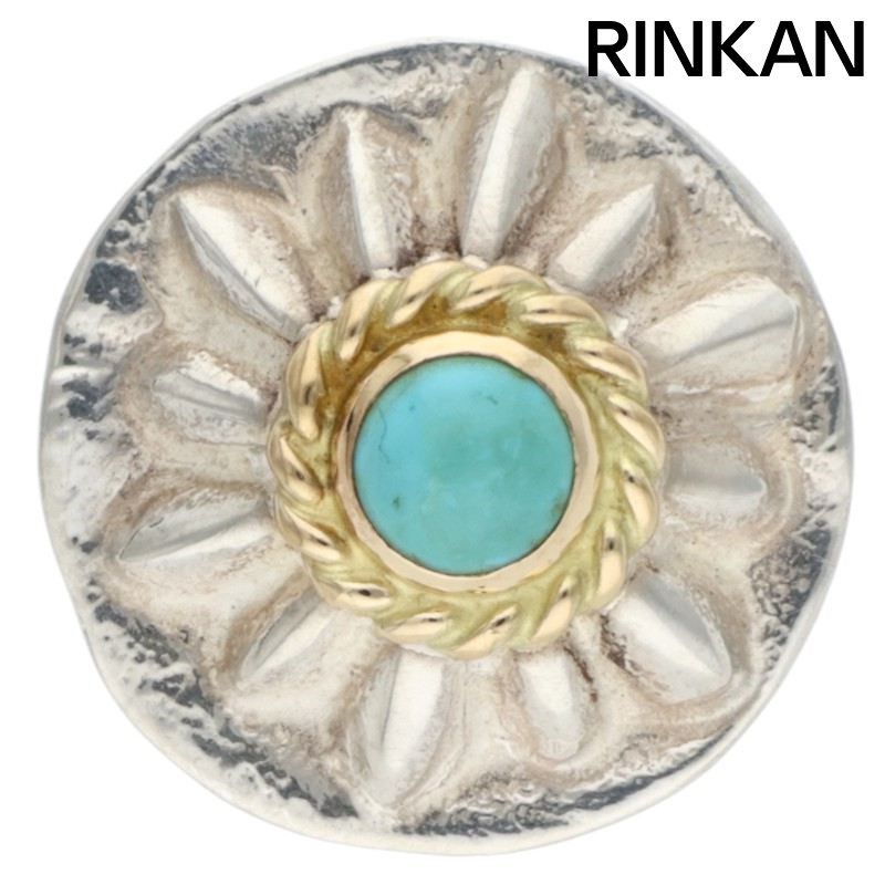 ゴローズ 金縄ターコイズ付き コンチョ メンズ