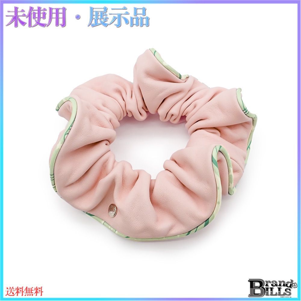 エルメス シュシュ クラウディア 髪留め ヘア アニョー ナパリゼ ラムスキン ローズサクラ