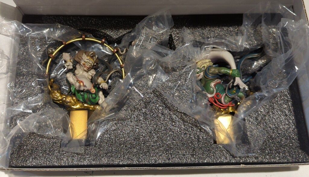 海洋堂 特別展「日本、美のるつぼ」限定 風神雷神フィギュア - メルカリ