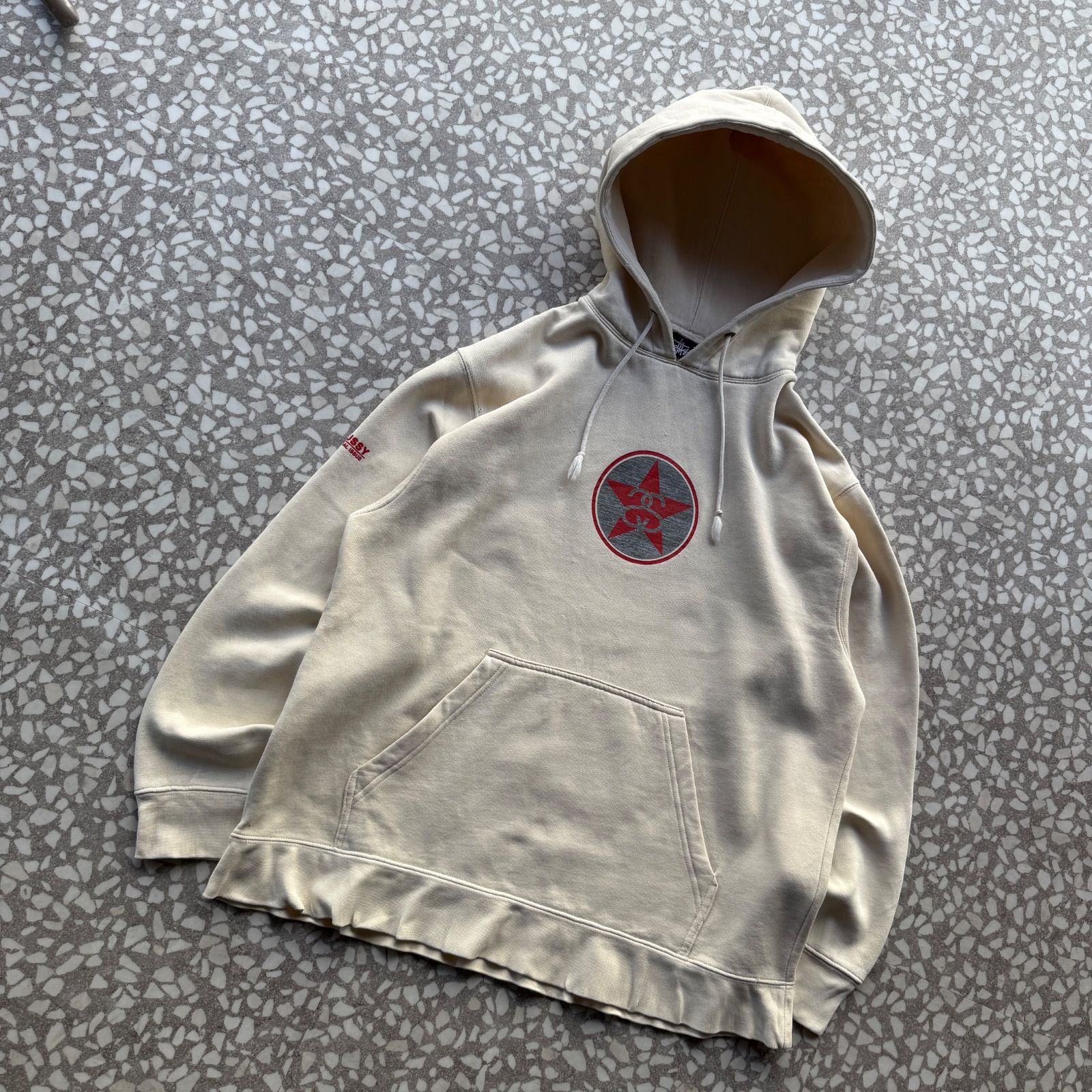 STUSSY 90s usa製 logo hoodie オールドステューシー アメリカ製