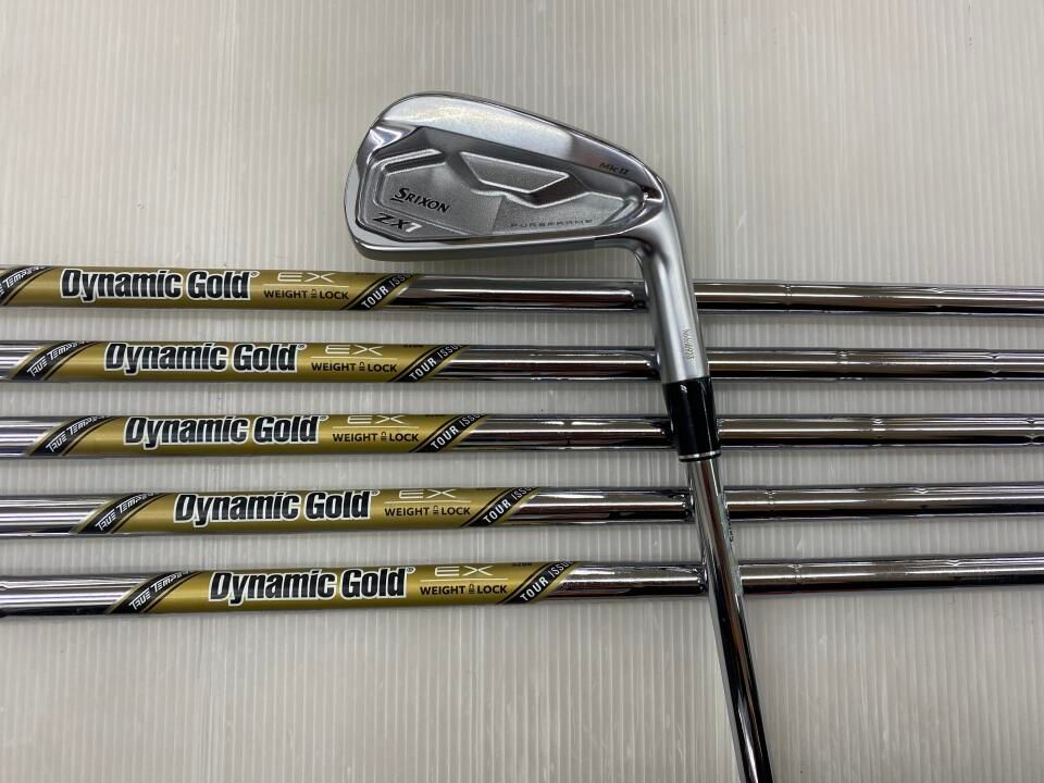 SRIXON ZX7 Mk2 S200 ダイナミックゴールドEX TOUR ISSUE アイアンセット ダンロップ 最短