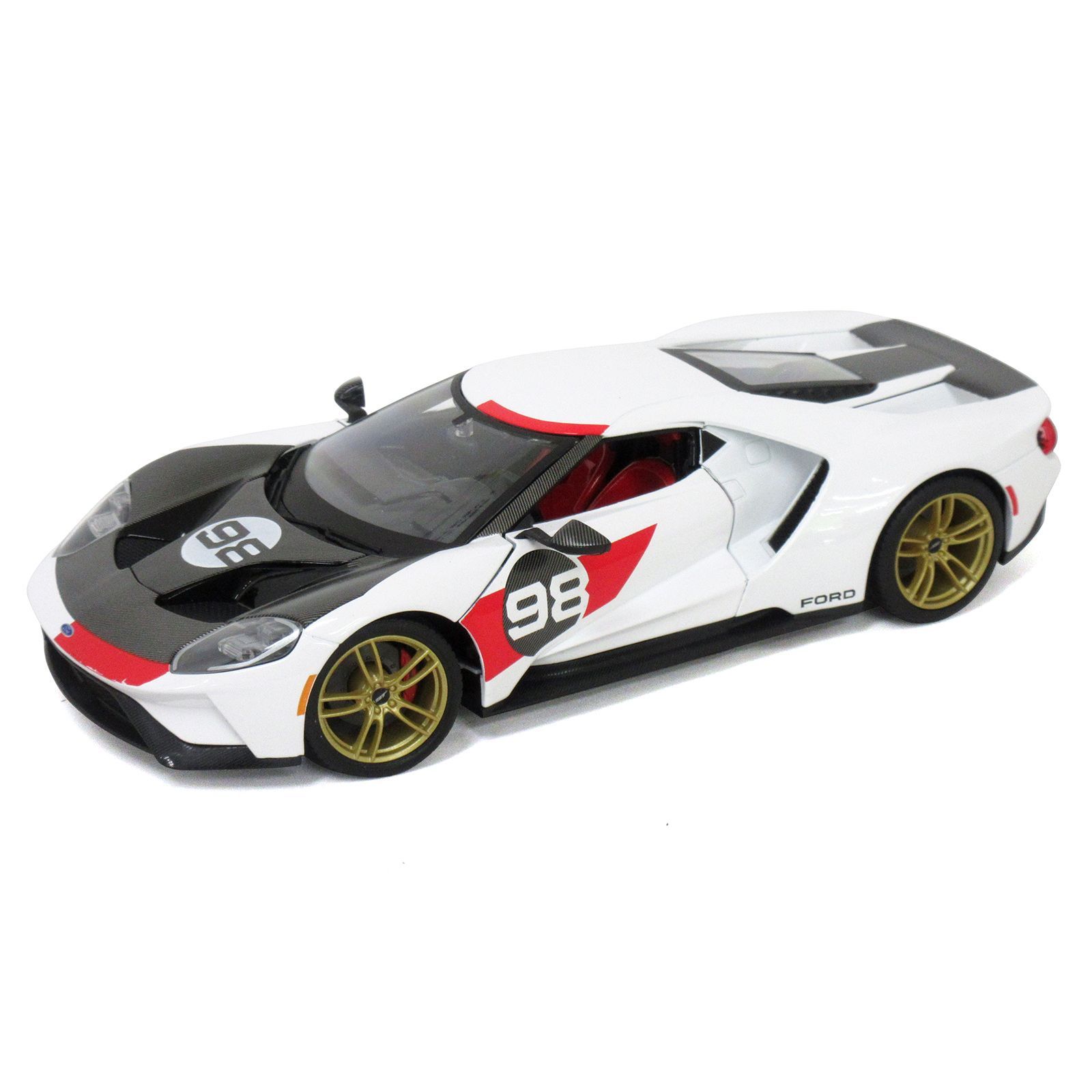  Maisto 1/18 フォードGT 2021 ヘリテージ エディション ホワイト マイスト ミニカー 200-121 その他