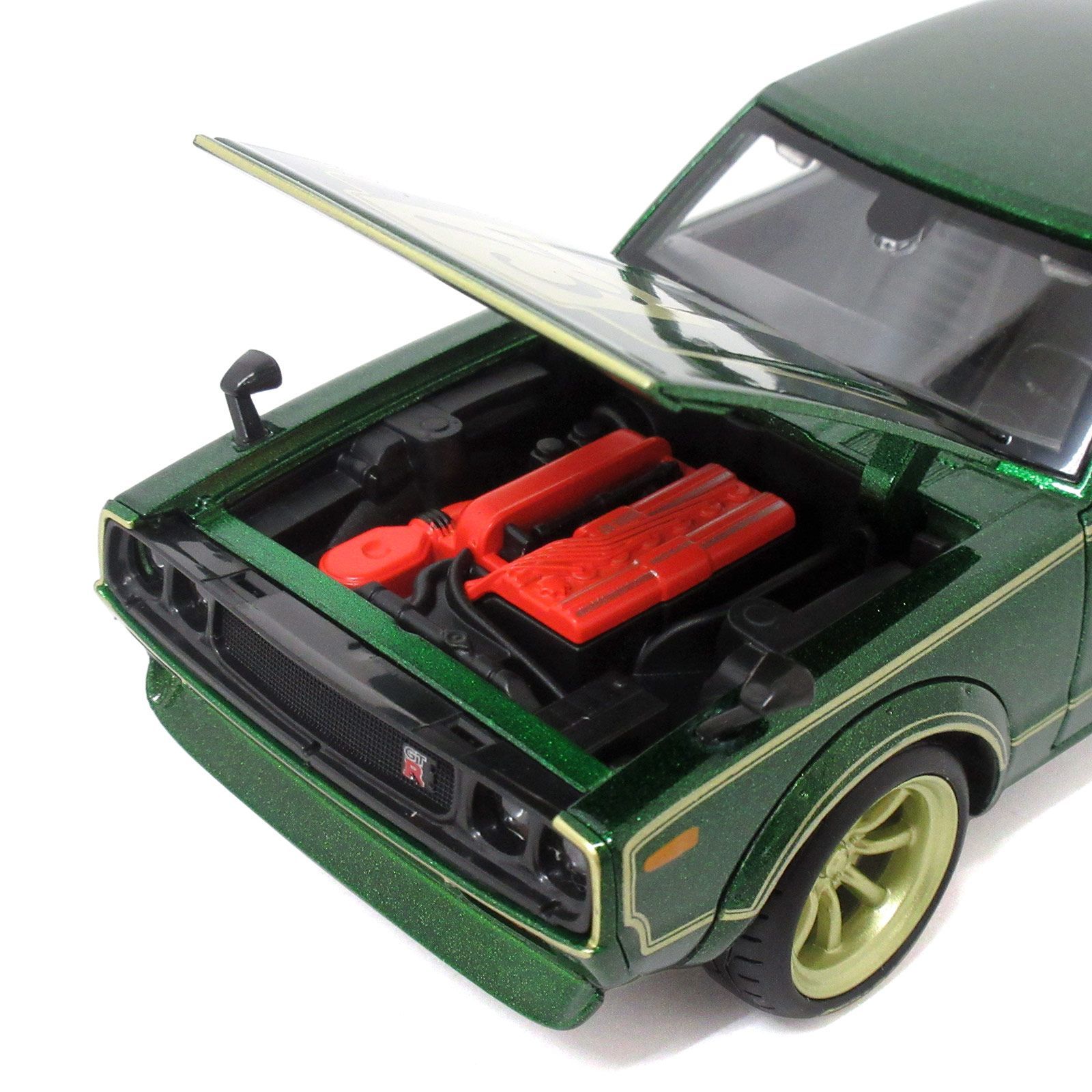 Maisto 1/24 スカイライン 2000GT-R 1973 KPGC110 ケンメリ グリーン