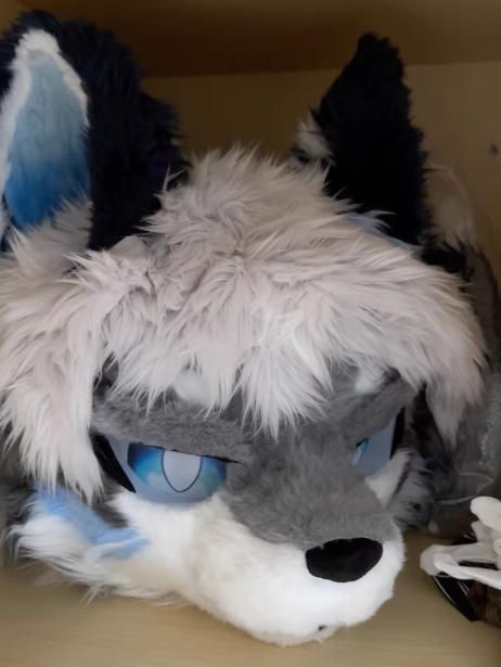 ゲリラセール ファースーツ 着ぐるみセット NO.273 狼 灰色 青 ケモノ ファースーツ 全頭ヘッド ぬいぐるみ コスプレ コスチューム kigurumi 送料、返品無料。