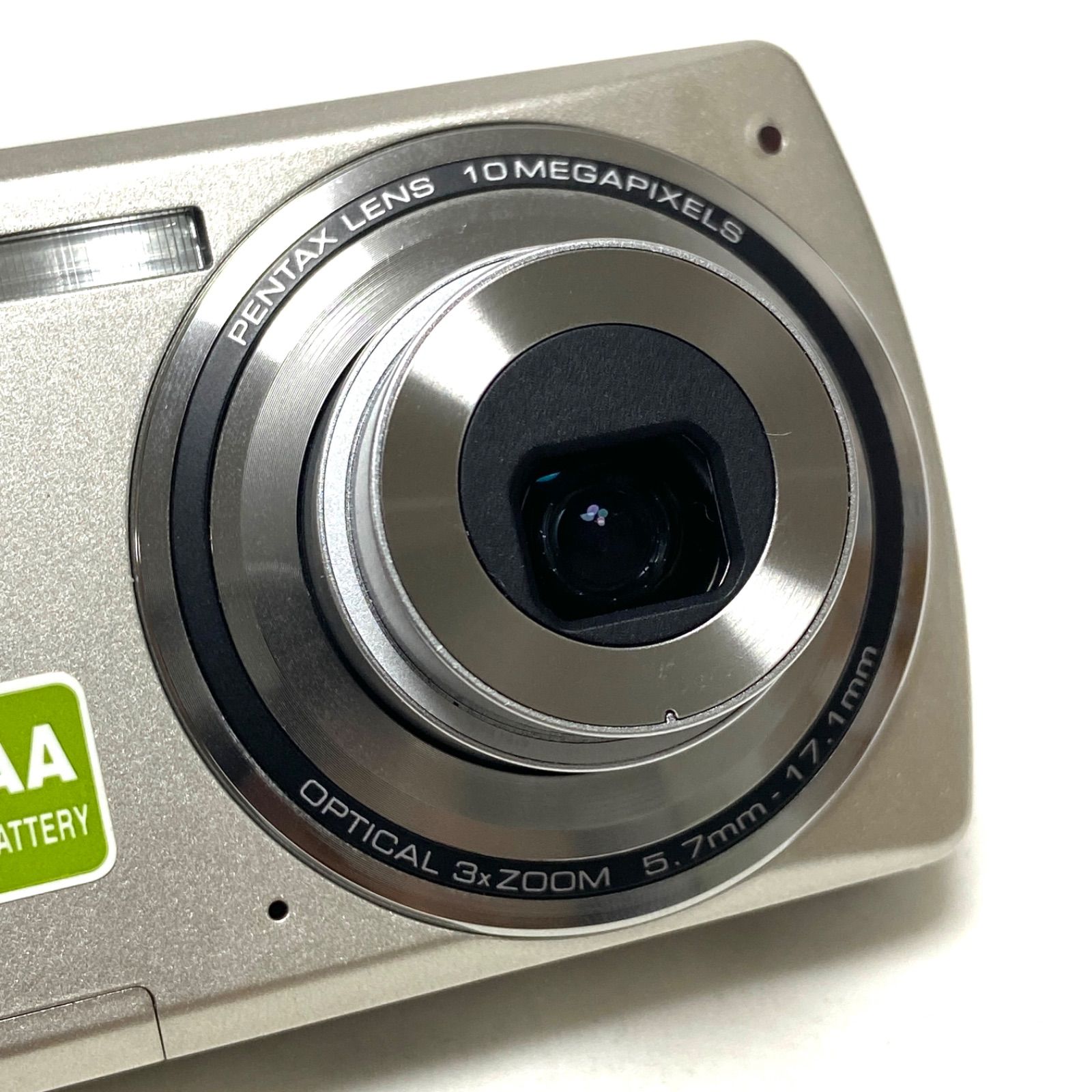 PENTAX Optio E80 コンパクトデジタルカメラ 電池稼働 ペンタックス