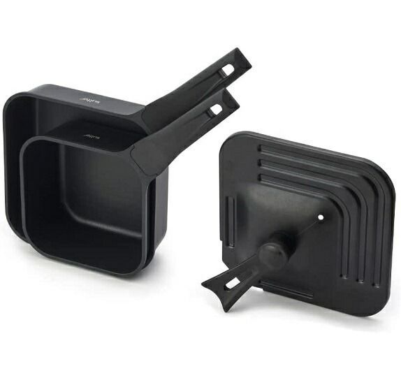 スマートフライパンsutto スット 3点セット BK ドウシシャ 省スペース 収納 料理 キッチン おしゃれ IH対応 かわいい