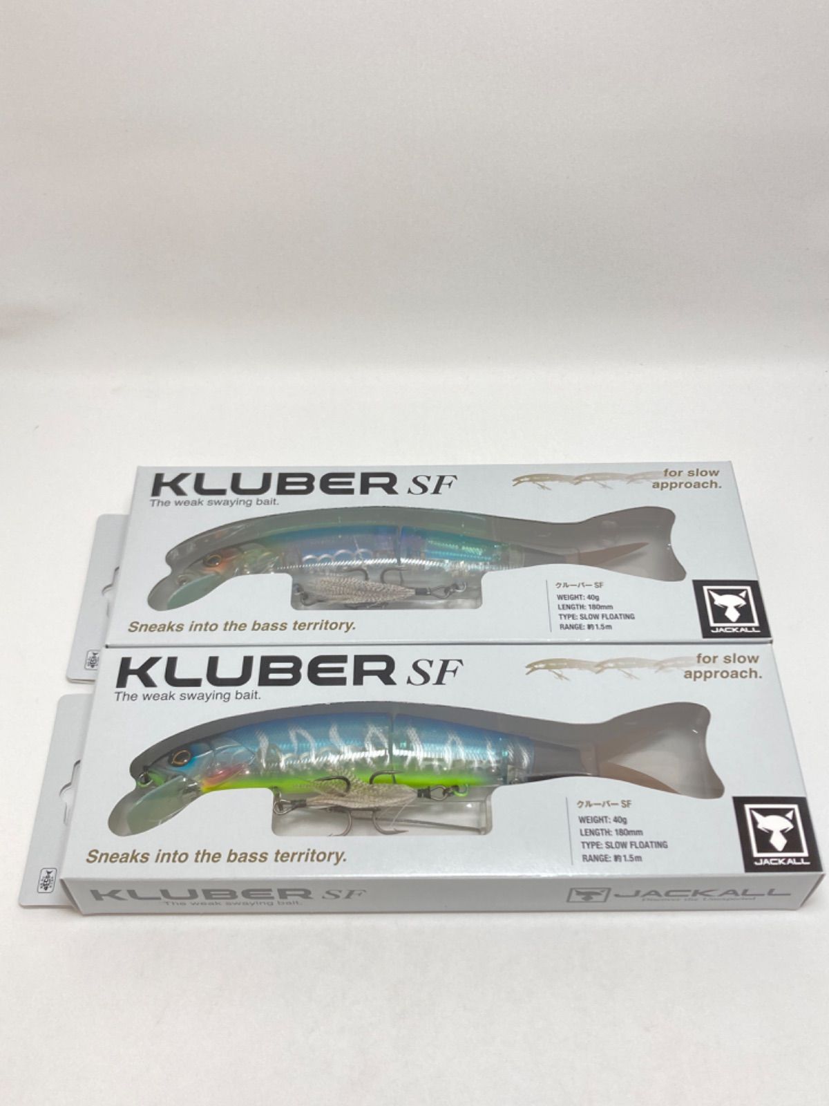 ジャッカル クルーバーSF デビルズクリアー フラッシングシャッド ルアー 2点セット