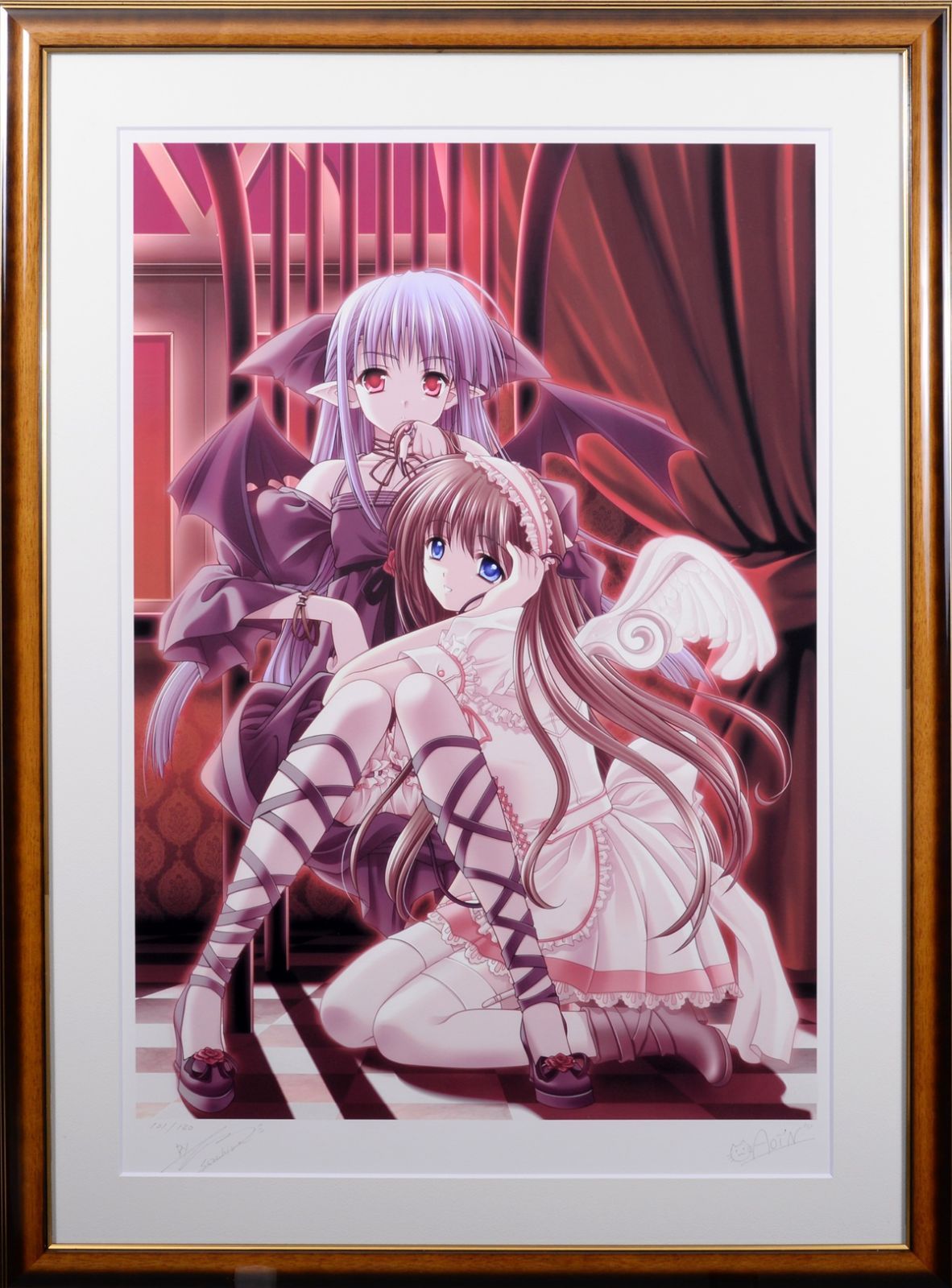 西又葵 マジ Ｑ ポスター 版画 アールジュネス アールビバン