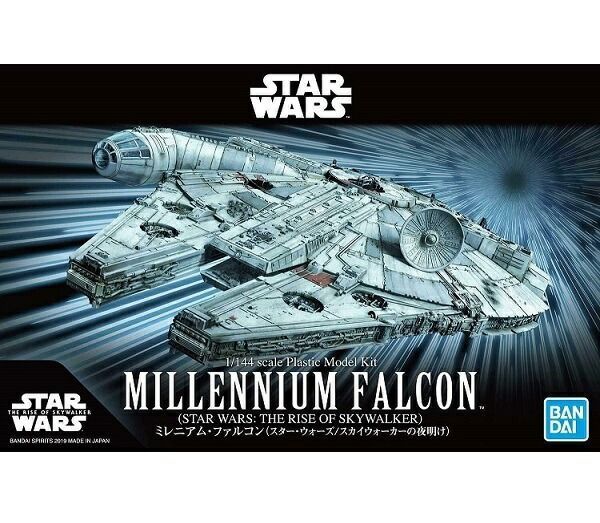 スター ウォーズ ミレニアム ファルコン スター ウォーズ スカイウォーカーの夜明け 1 144スケール 色分け済みプラモデル