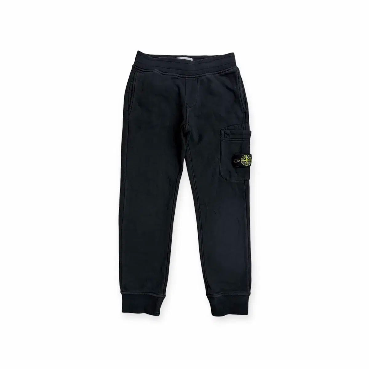 STONE ISLAND ストーンアイランド キッズ ジュニア ブラック 起毛 ジョガー パンツ ズボン 8