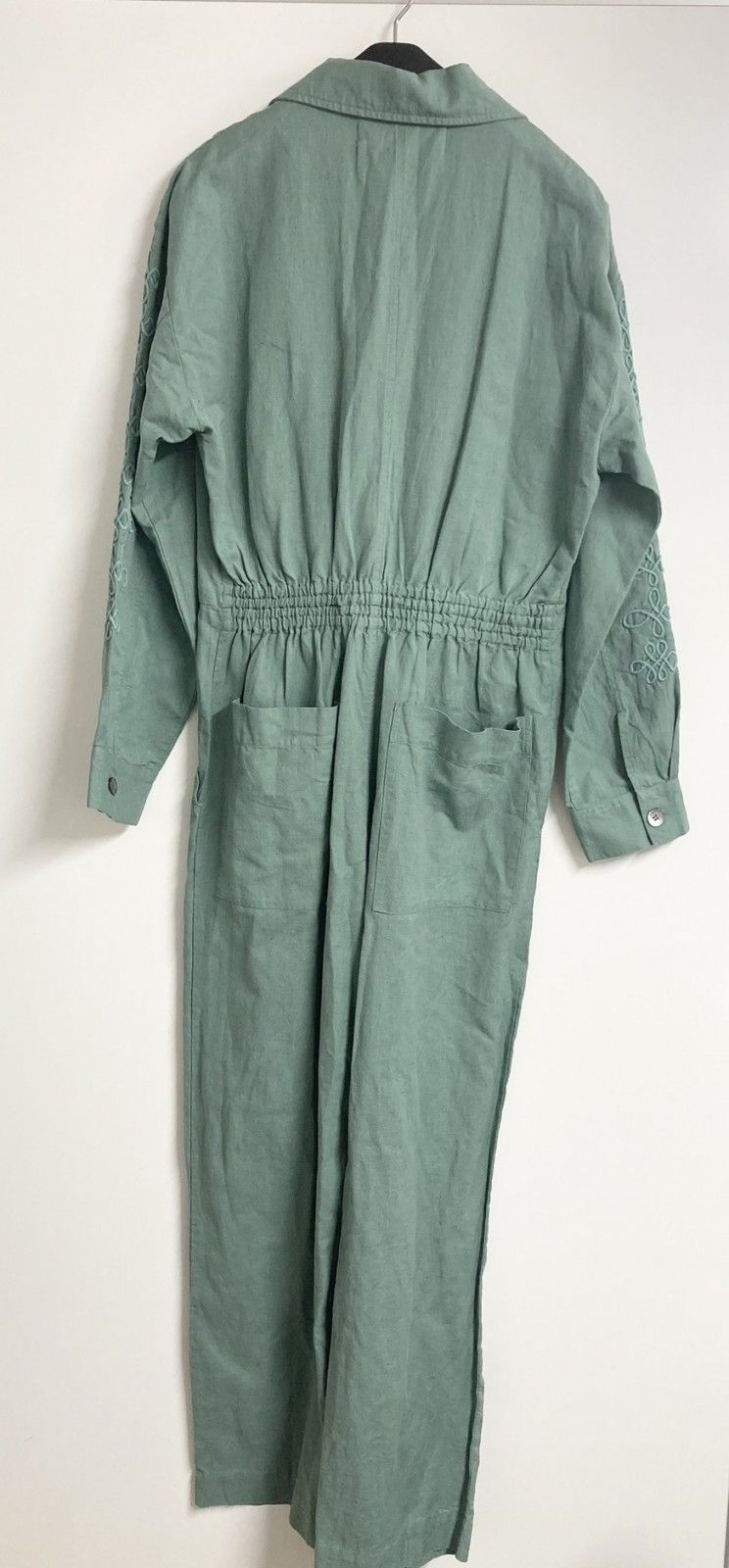 SARA MALLIKA 020822SO2 LINEN CORD EMB ALL IN ONE