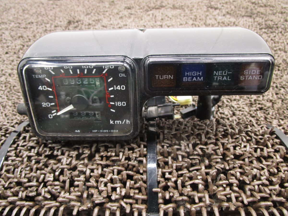 CRM250R スピードメーター インジケーターランプ ●A4572！MD24 ホンダ 【 MD24E 】 キャブ車 動画有