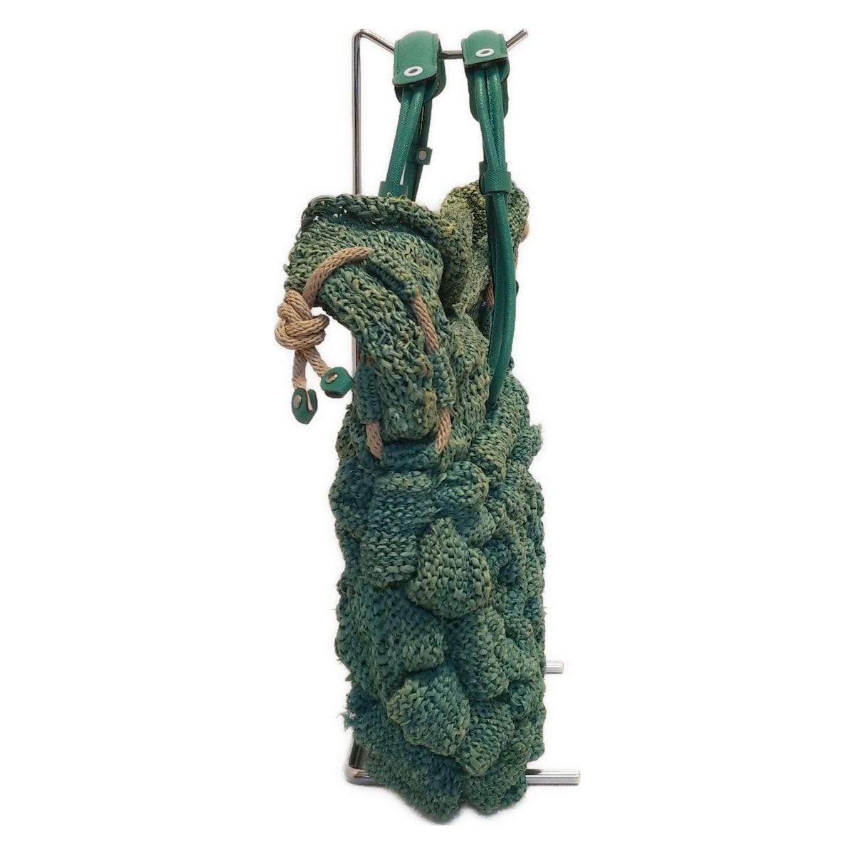 JAMIN PUECH ジャマンピエッシェ トートバッグ - グリーン レザー