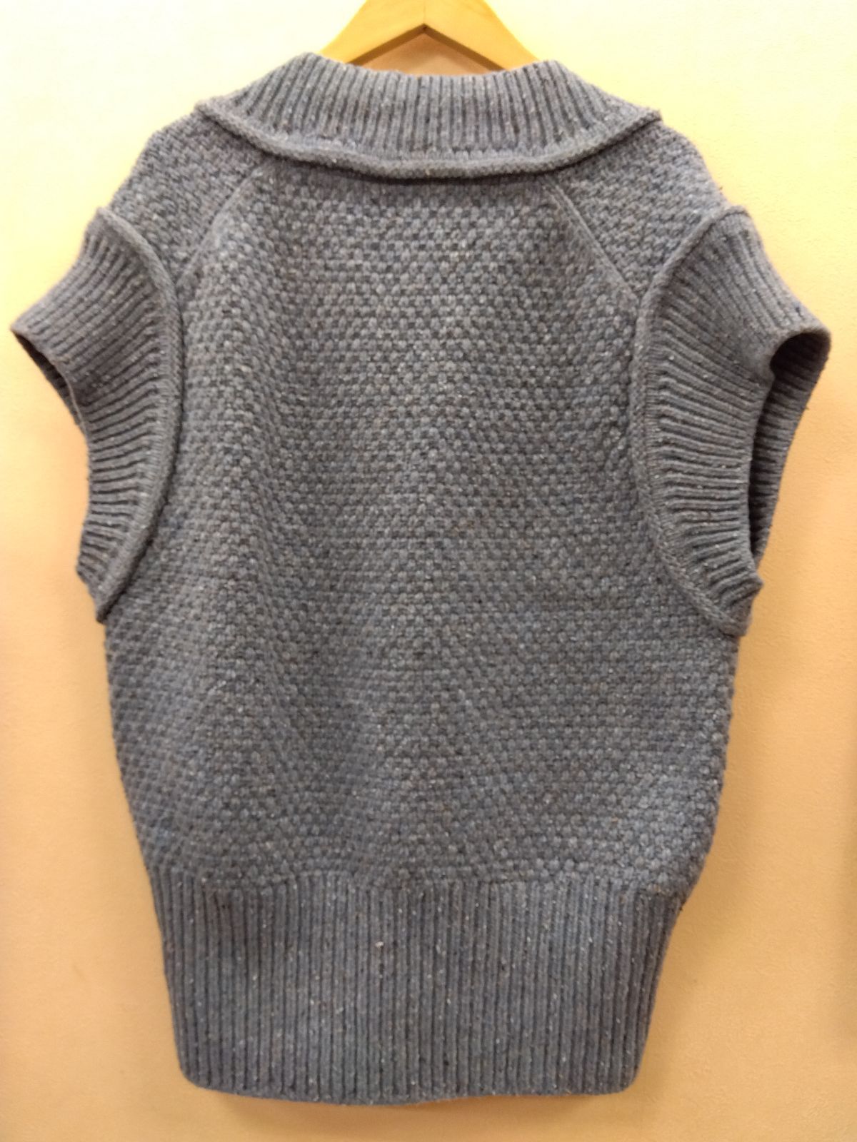 М11 カレンソロジー Curensology ツイーディヤーン ミックスツイード ウール混 ニットベスト