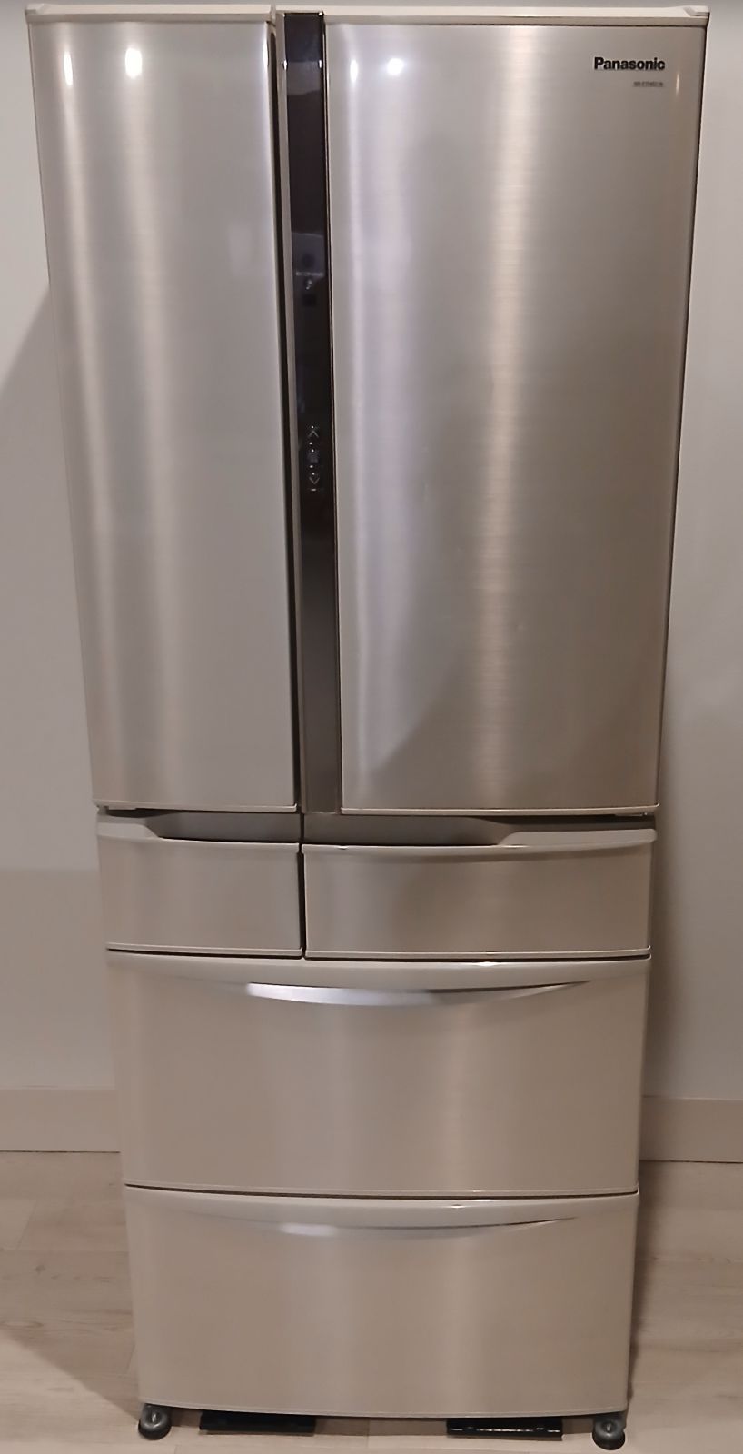 パナソニック 6ドア冷蔵庫 451L NR-FTF457 J01-01 Amazon.co.jp: パナソニック 451L 6ドア冷蔵庫（シャンパン）Panasonic