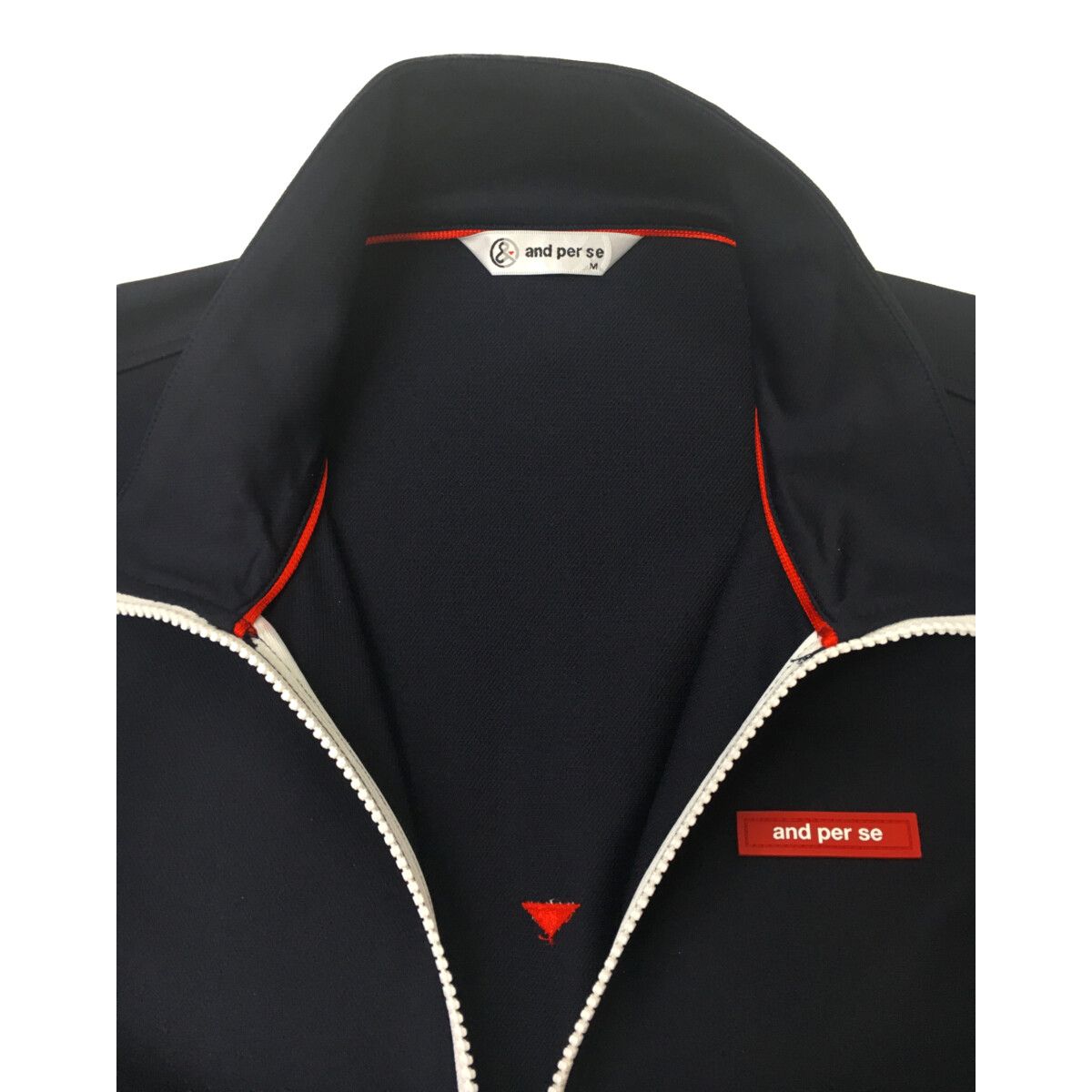 未使用品 メンズ アンパスィ and per se ブルゾン M 紺 ネイビー 未使用品 メンズ アンパスィ and per se ブルゾン M 紺 ネイビー