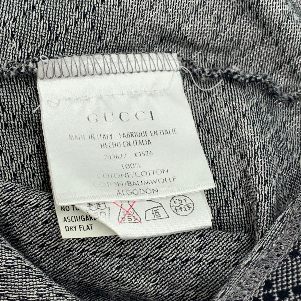 GUCCI グッチ ポロシャツ サイズ:S コットン100％/イタリア製/総柄