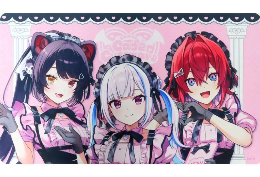 2026，最新作 【中古】雑貨 さんばか 大判ラバーマット 「バーチャルYouTuber にじさんじ Cafe Cutemare」 その他