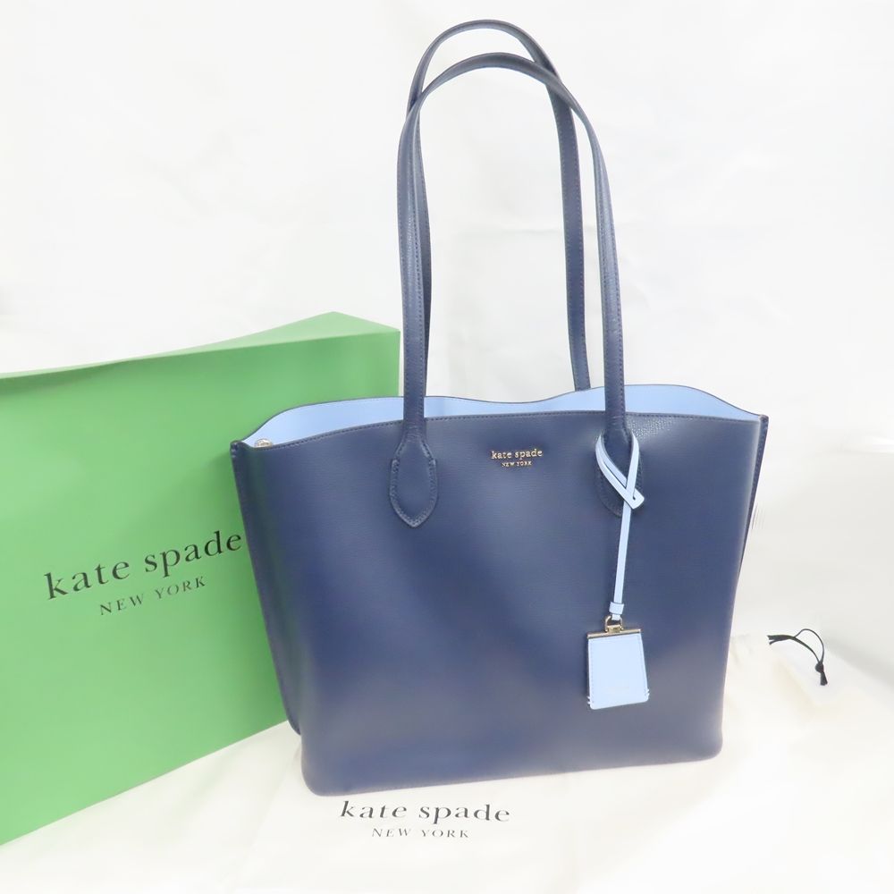 Ts801151 ケイトスペード トートバッグ スイートワークトート レディース ネイビー 水色 Kate Spade 超