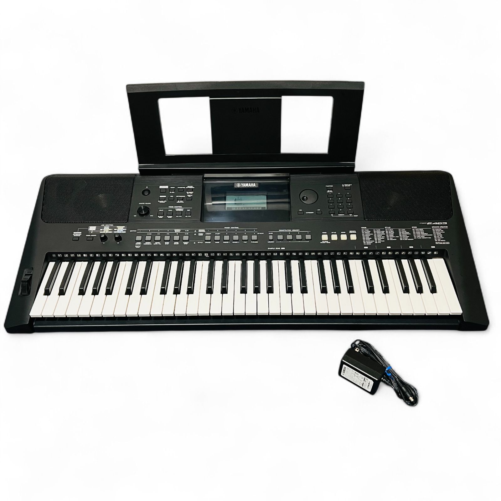 YAMAHA 61-Key ポータブルキーボード PSR-E463