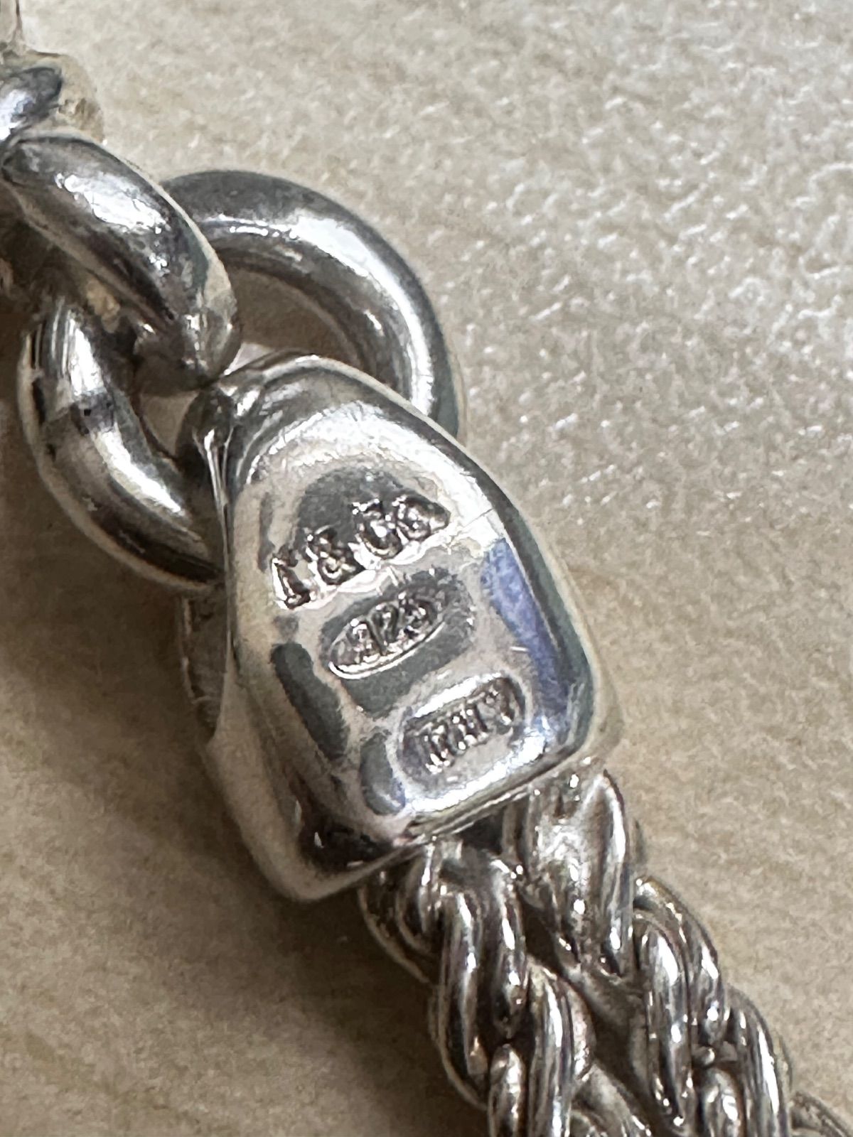 美品 TIFFANY 本物 ティファニー ダブルロープ ハートブレス シルバー