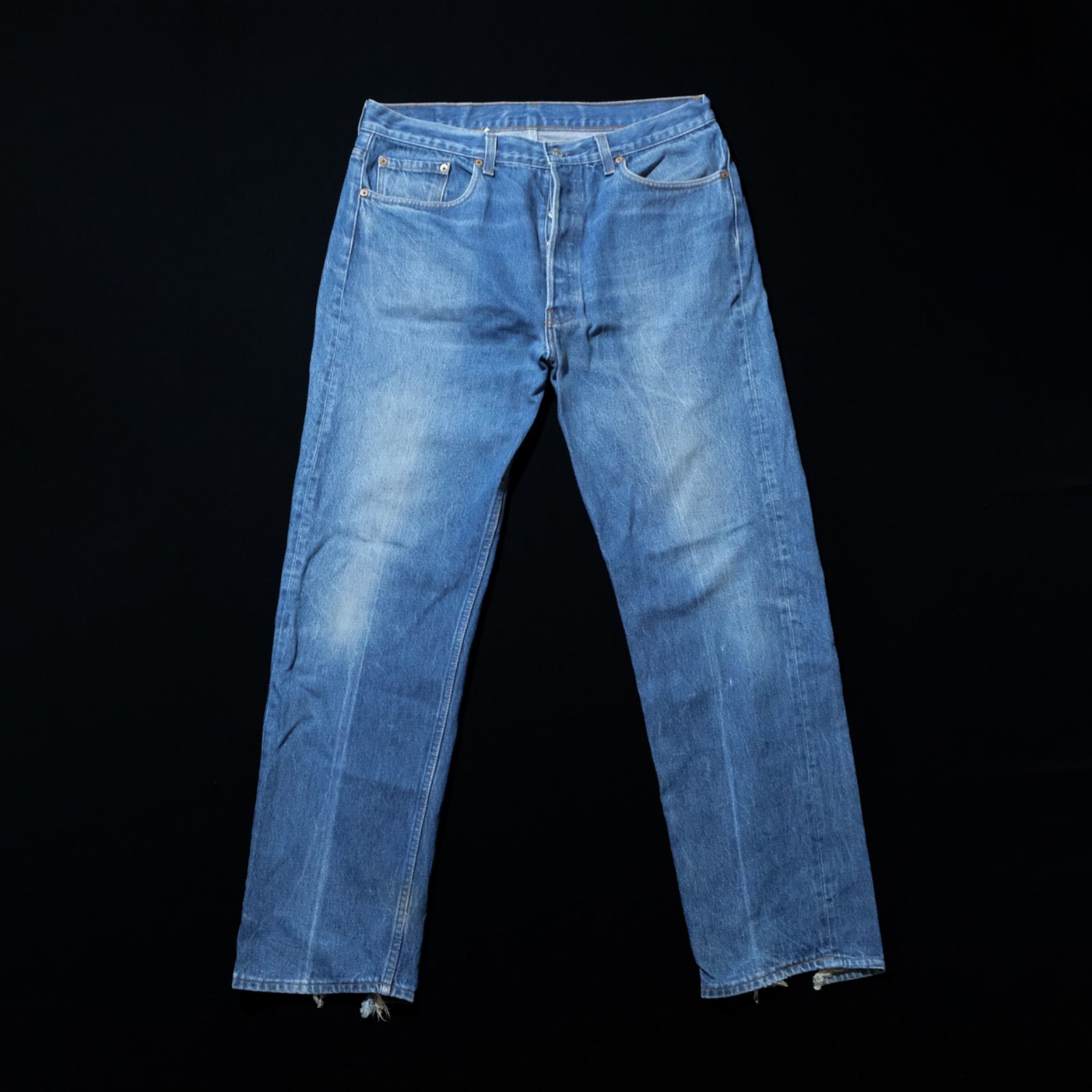 ◇80sUSA製リーバイス501 W36相当 股下77cm ナイロンフット釦 80s