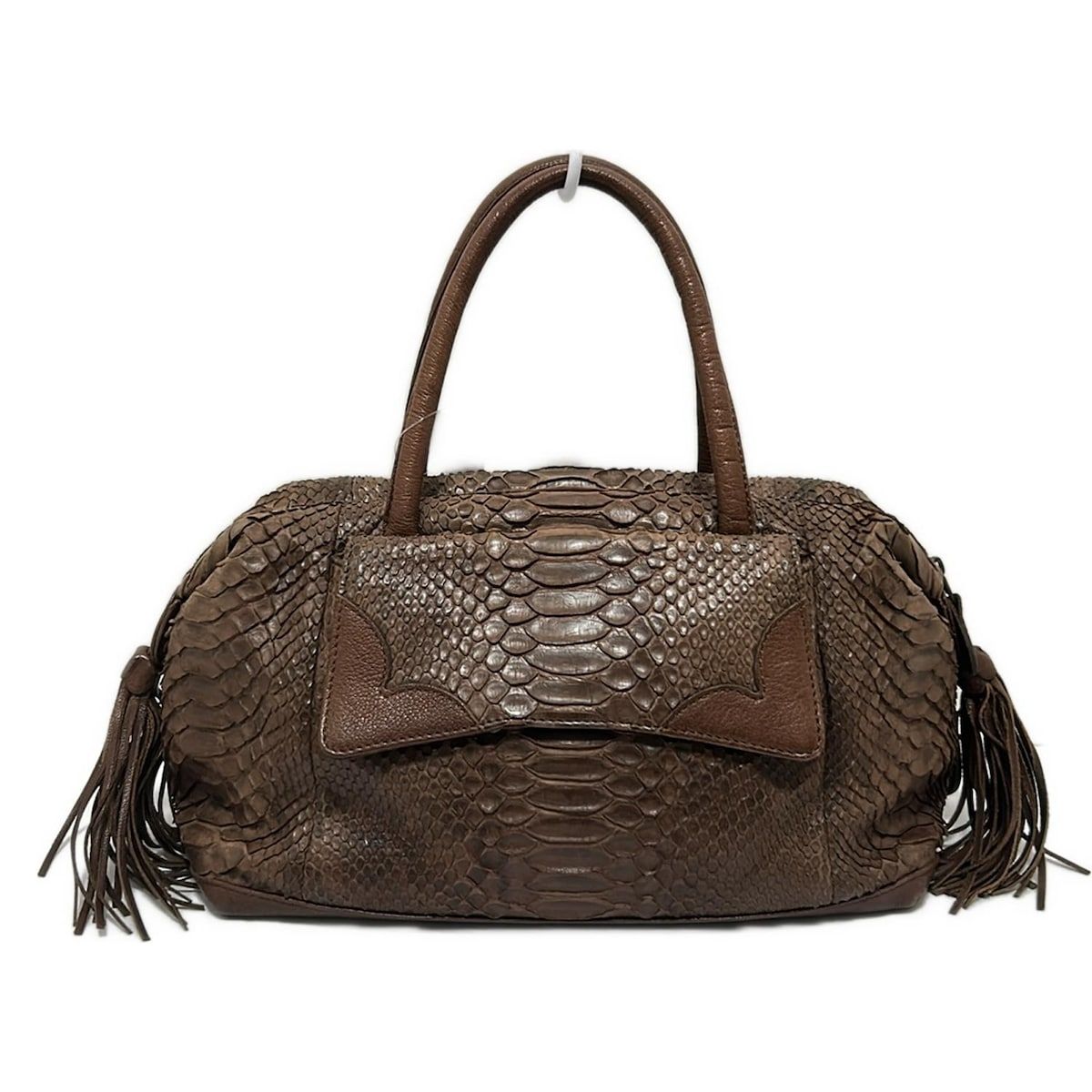 IBIZA(イビザ) ハンドバッグ美品 - ダークブラウン レザー - メルカリ