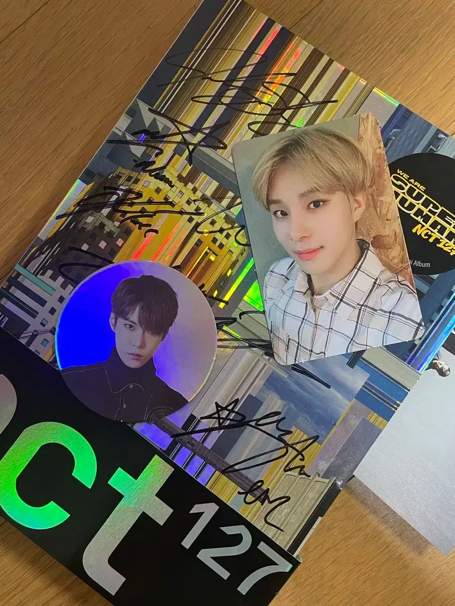 NCT 127 Superhuman サイン入り アルバム トレカ