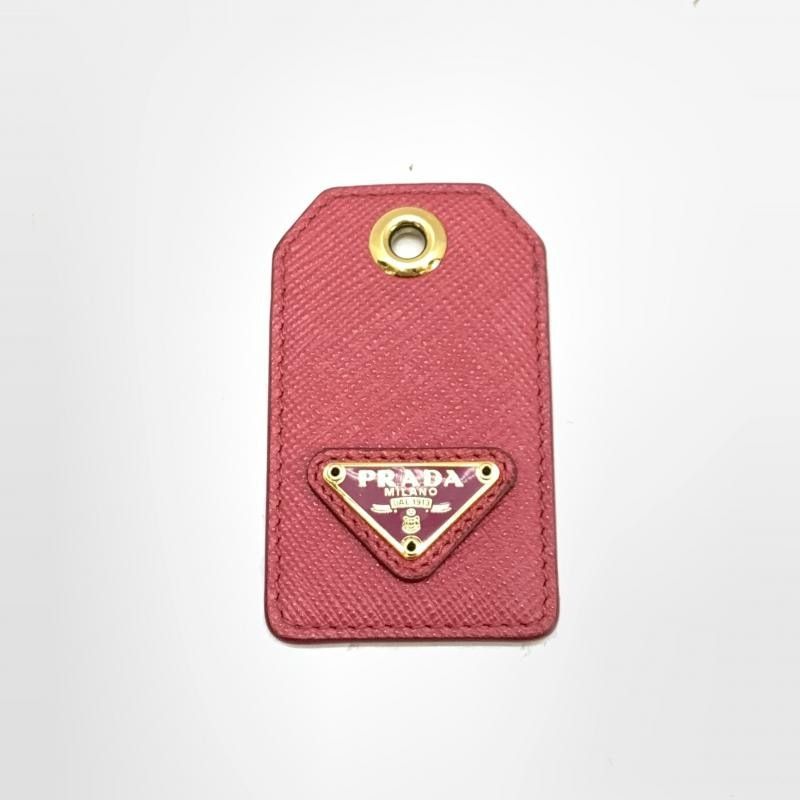  PRADA カードケース バッグチャーム 1 TL 344 ピンク プラダ 92 パスケース 定期入れ 小物