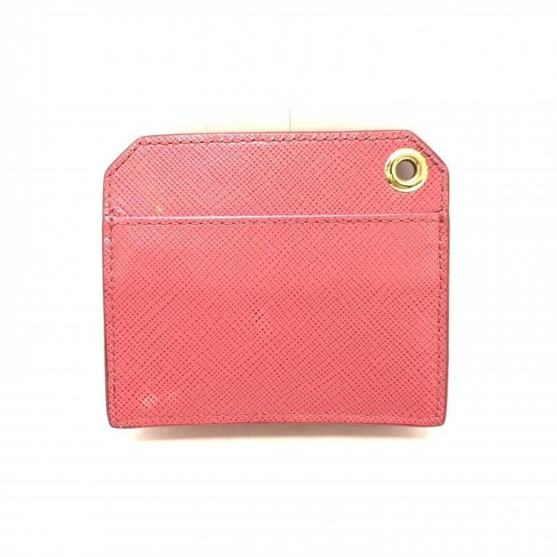 PRADA カードケース バッグチャーム 1 TL 344 ピンク プラダ 92