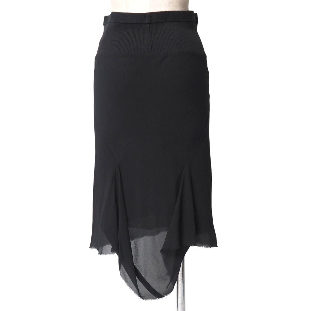 Rick Owens リックオウエンス スカート サイズ40 タイト ひざ丈 ブラック ブランド古着 20251028 RA6424 GULLKHAN_COM